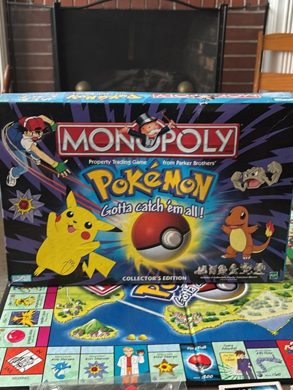 Vintage Pokeman Monopoly Collector’s Edition 99% with Pewter Tokens (movers)